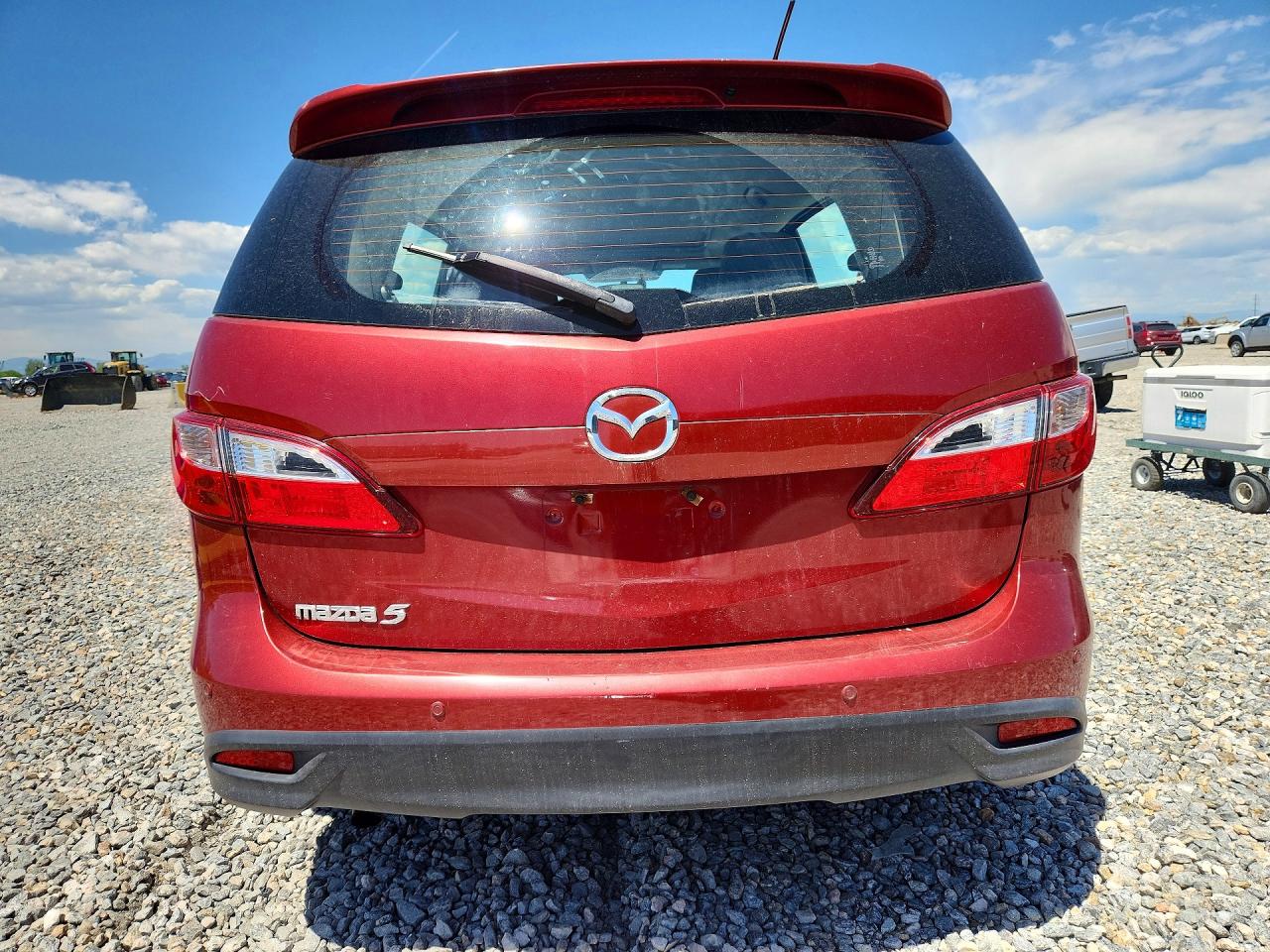 2015 Mazda 5 Grand Touring Burgundy vin: JM1CW2DL3F0179137