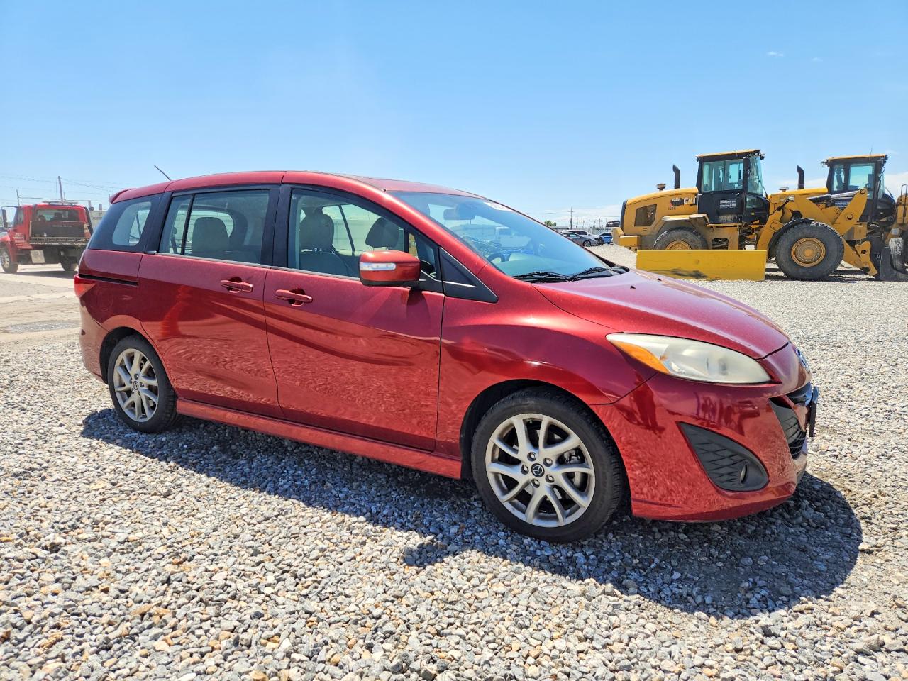 2015 Mazda 5 Grand Touring Burgundy vin: JM1CW2DL3F0179137