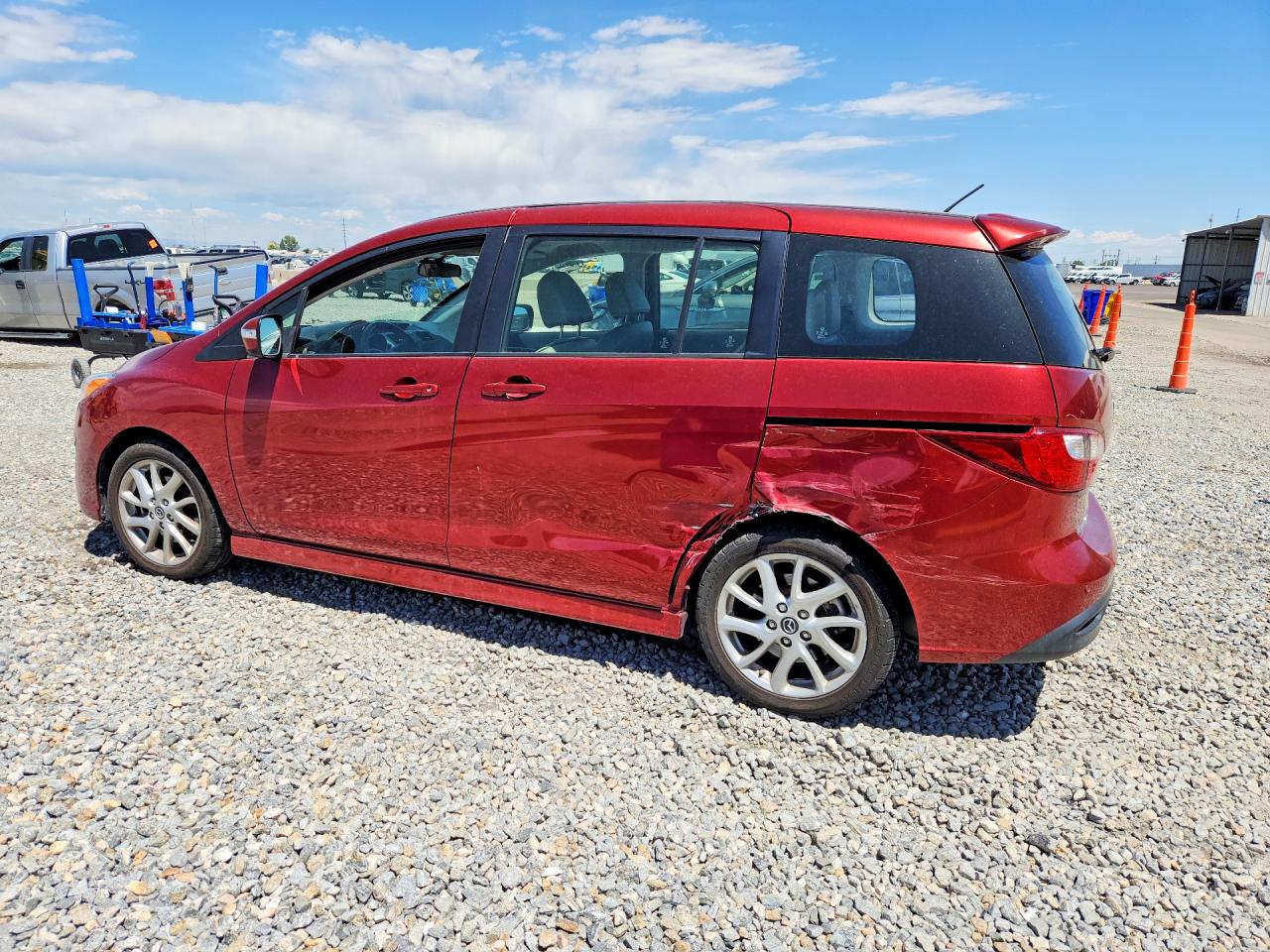 2015 Mazda 5 Grand Touring Burgundy vin: JM1CW2DL3F0179137