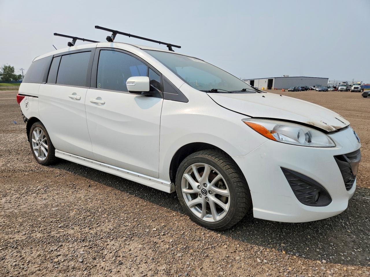 2015 Mazda 5 Grand Touring White vin: JM1CW2DL3F0187805