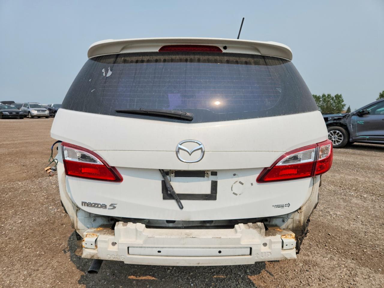 2015 Mazda 5 Grand Touring White vin: JM1CW2DL3F0187805