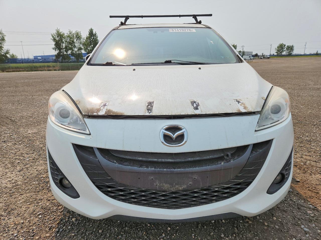 2015 Mazda 5 Grand Touring White vin: JM1CW2DL3F0187805
