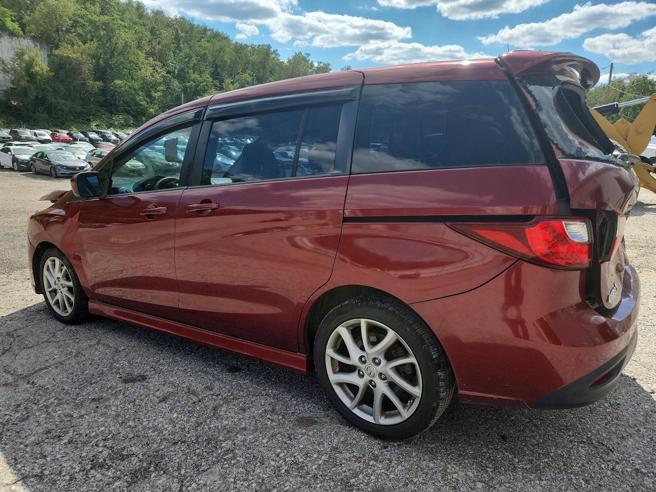 2012 Mazda 5 Красный vin: JM1CW2DL4C0132307