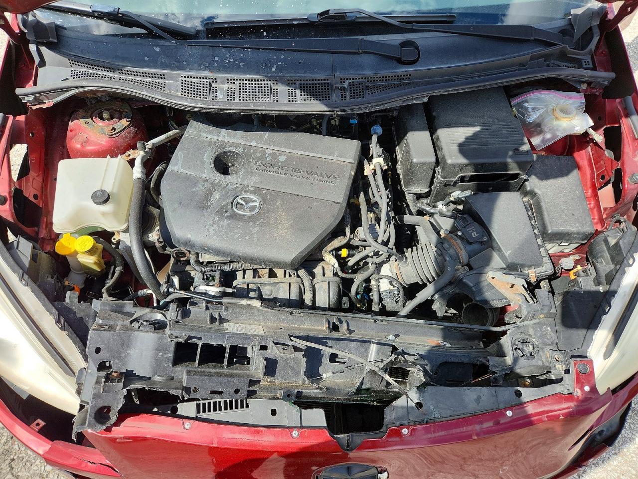 2012 Mazda 5 Красный vin: JM1CW2DL4C0132307