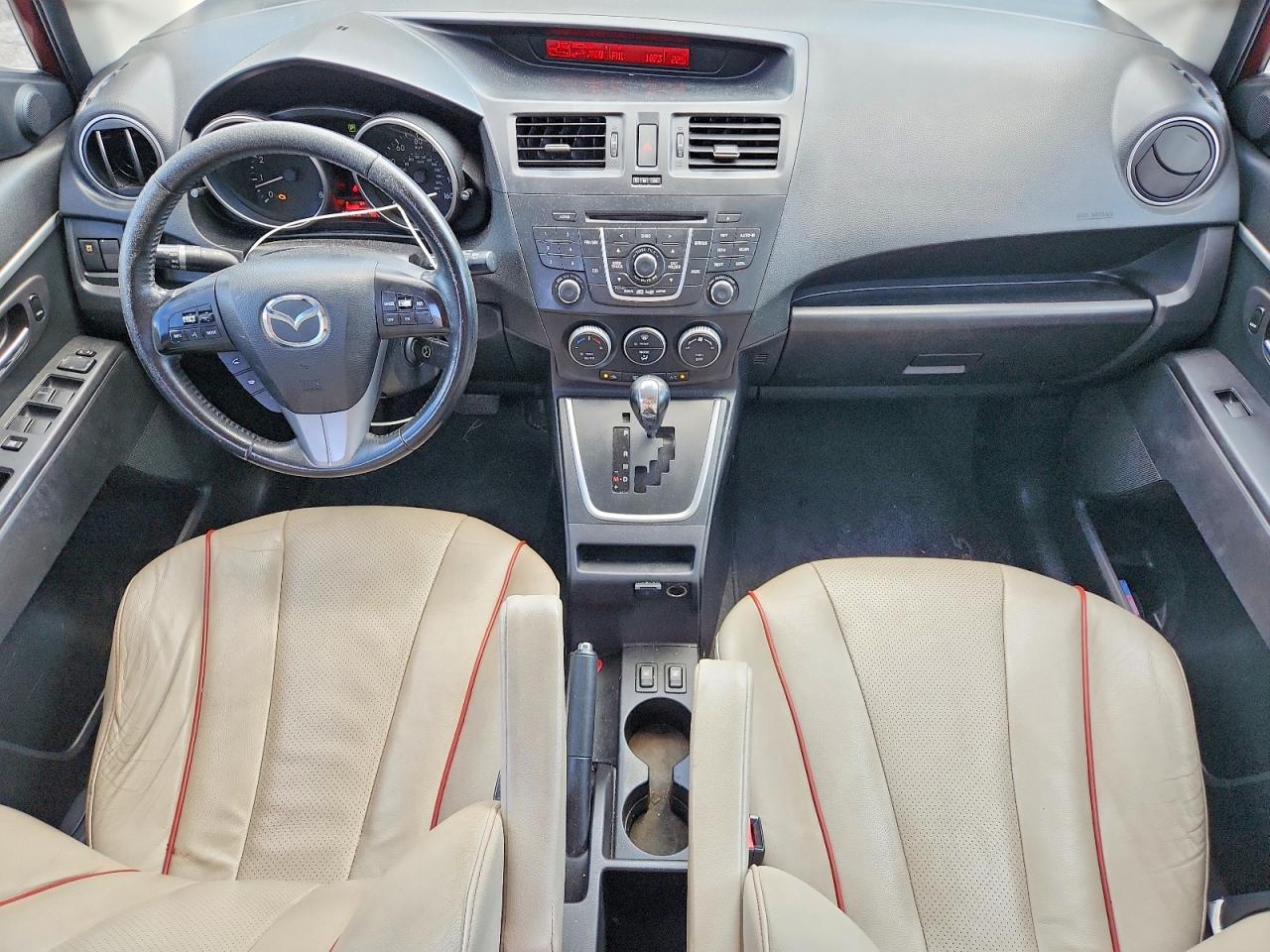 2012 Mazda 5 Красный vin: JM1CW2DL4C0132307