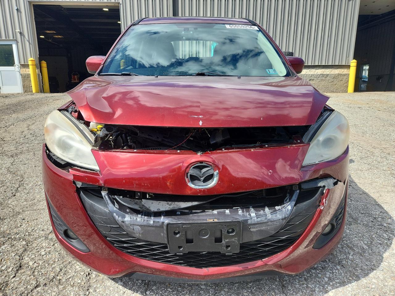 2012 Mazda 5 Красный vin: JM1CW2DL4C0132307