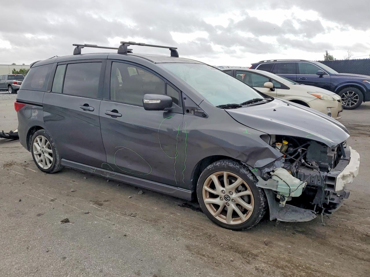 2013 Mazda 5 Серый vin: JM1CW2DL4D0161243
