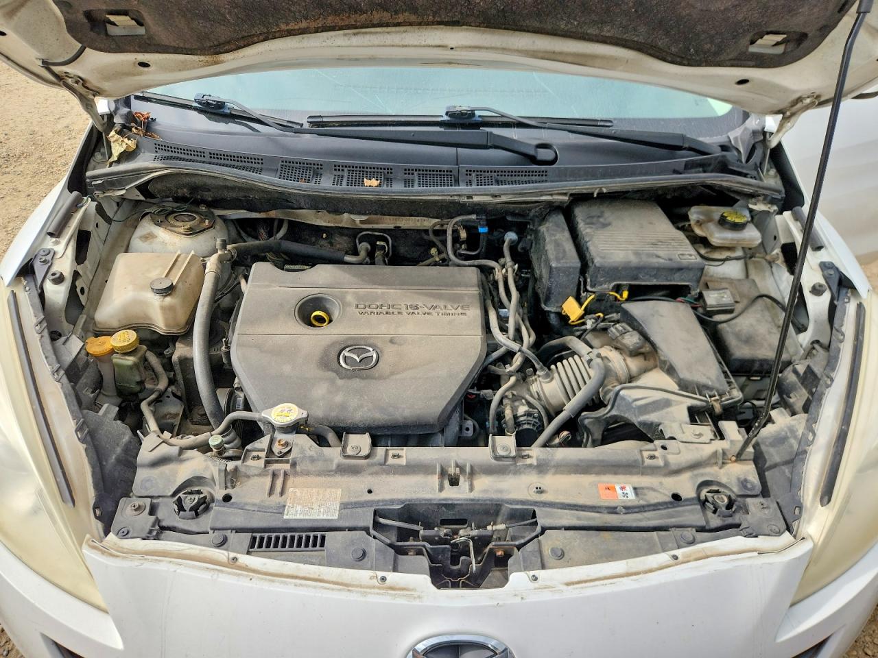 2012 Mazda 5 Белый vin: JM1CW2DL5C0124782