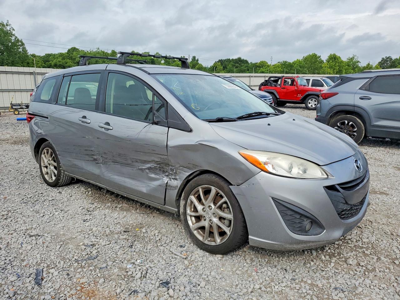 2012 Mazda 5 Silver vin: JM1CW2DL5C0140187