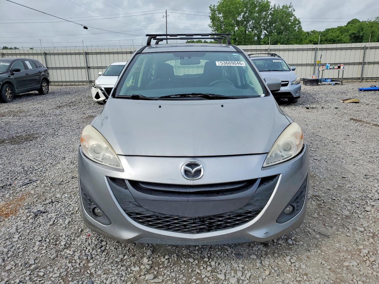 2012 Mazda 5 Silver vin: JM1CW2DL5C0140187