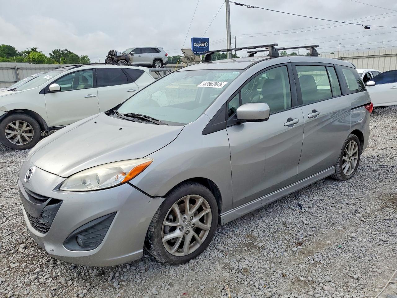 2012 Mazda 5 Silver vin: JM1CW2DL5C0140187