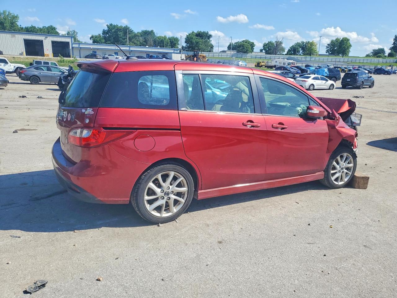 2014 Mazda 5 Grand Touring Red vin: JM1CW2DL5E0173208