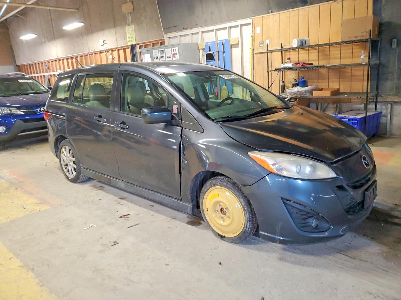 2012 Mazda 5 Gray vin: JM1CW2DL6C0136701