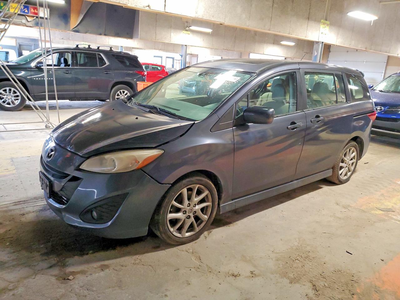 2012 Mazda 5 Gray vin: JM1CW2DL6C0136701