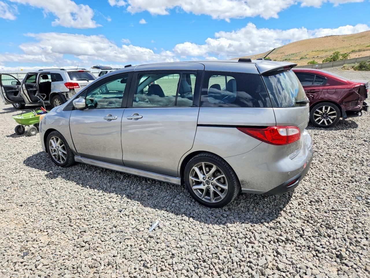 2013 Mazda 5 Silver vin: JM1CW2DL6D0158411