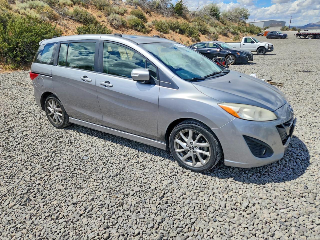 2013 Mazda 5 Silver vin: JM1CW2DL6D0158411