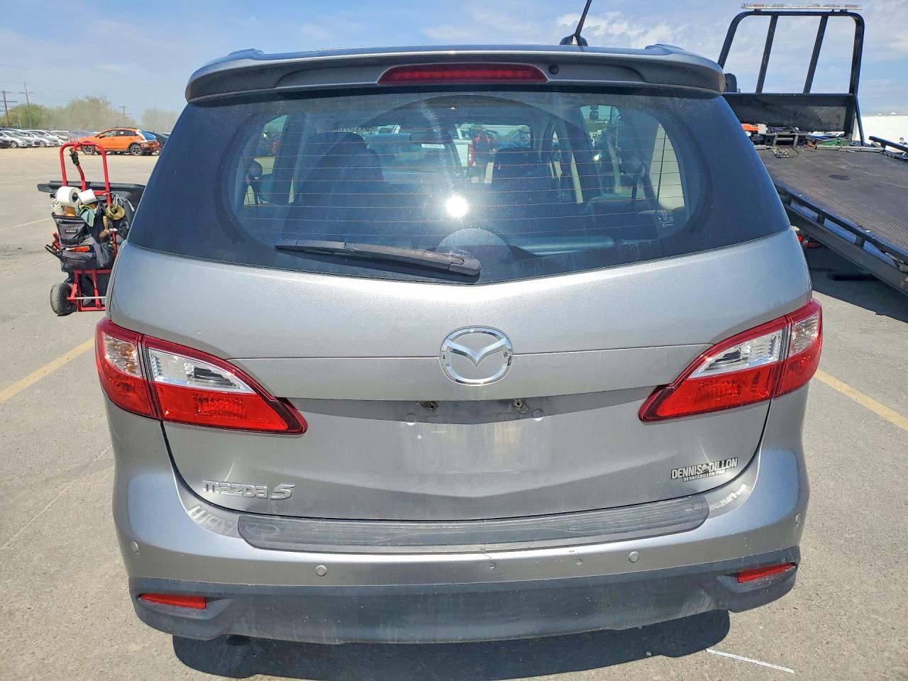 2015 Mazda 5 Silver vin: JM1CW2DL6F0189676