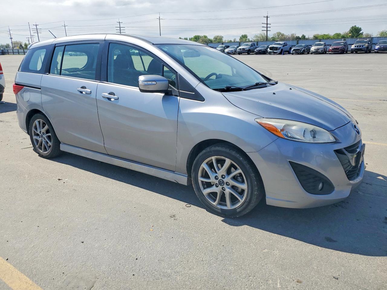 2015 Mazda 5 Silver vin: JM1CW2DL6F0189676