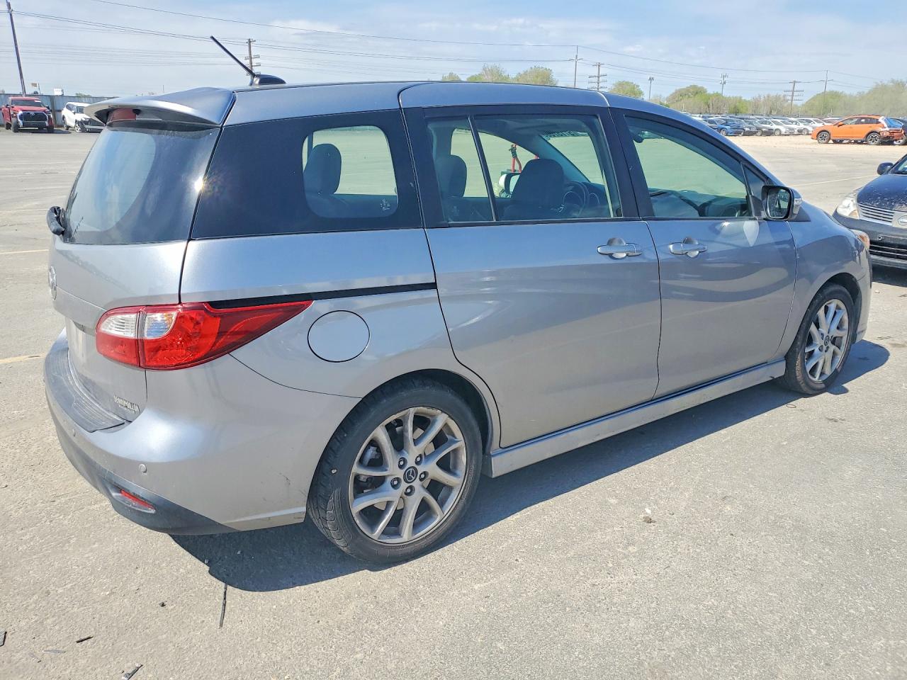 2015 Mazda 5 Silver vin: JM1CW2DL6F0189676