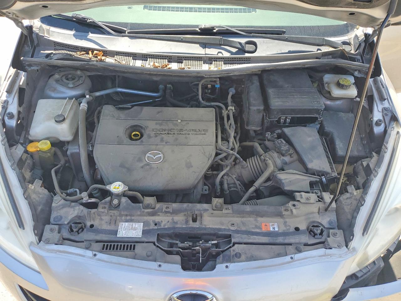 2015 Mazda 5 Silver vin: JM1CW2DL6F0189676