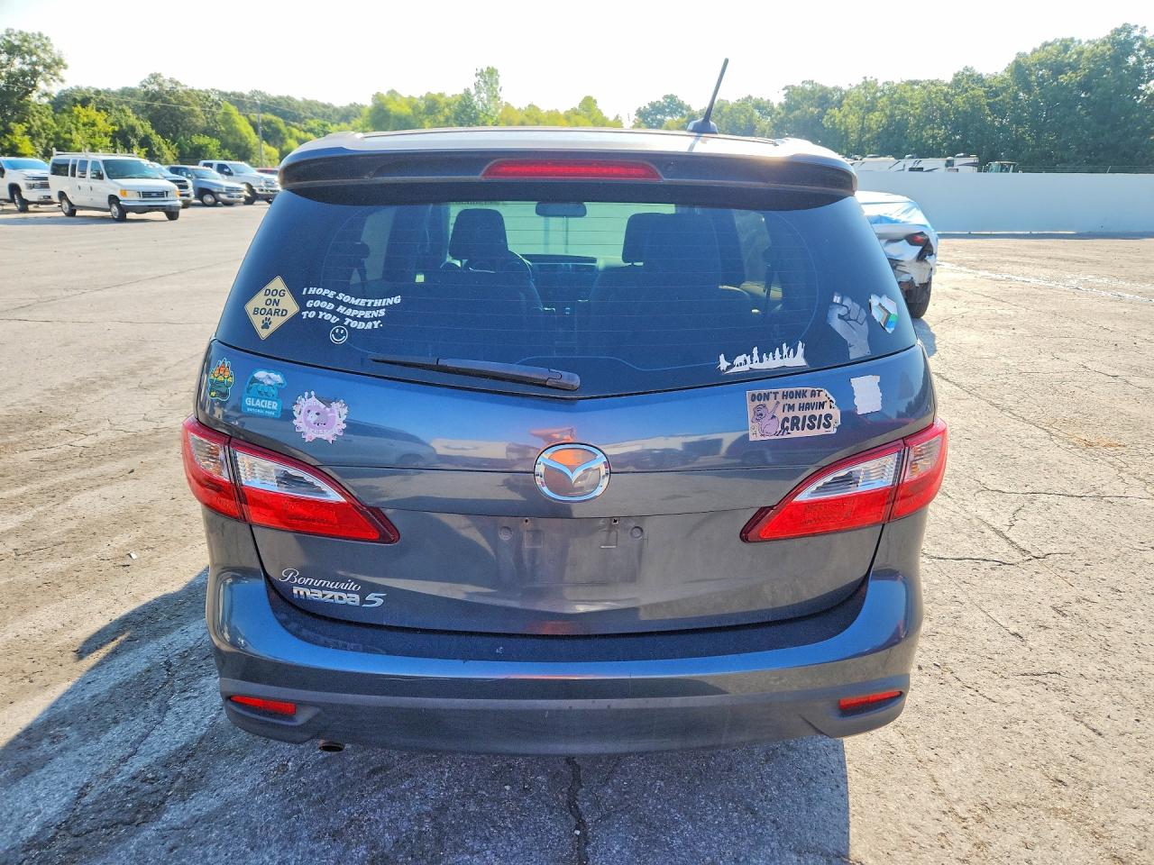 2012 Mazda 5 Blue vin: JM1CW2DL7C0125920