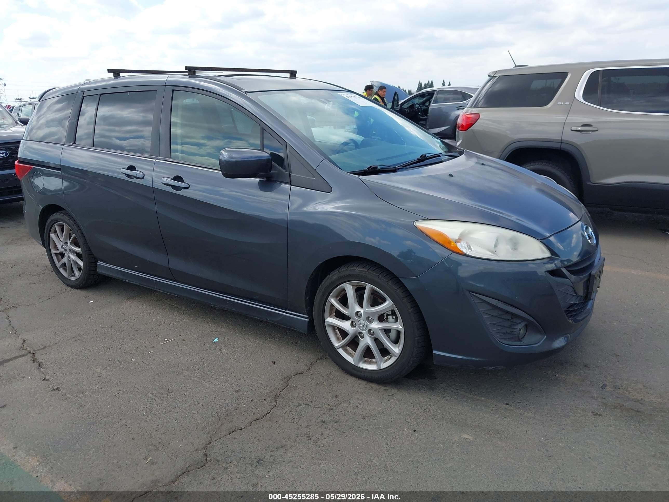 2012 Mazda Mazda5 Grand Touring Серый vin: JM1CW2DL8C0132570