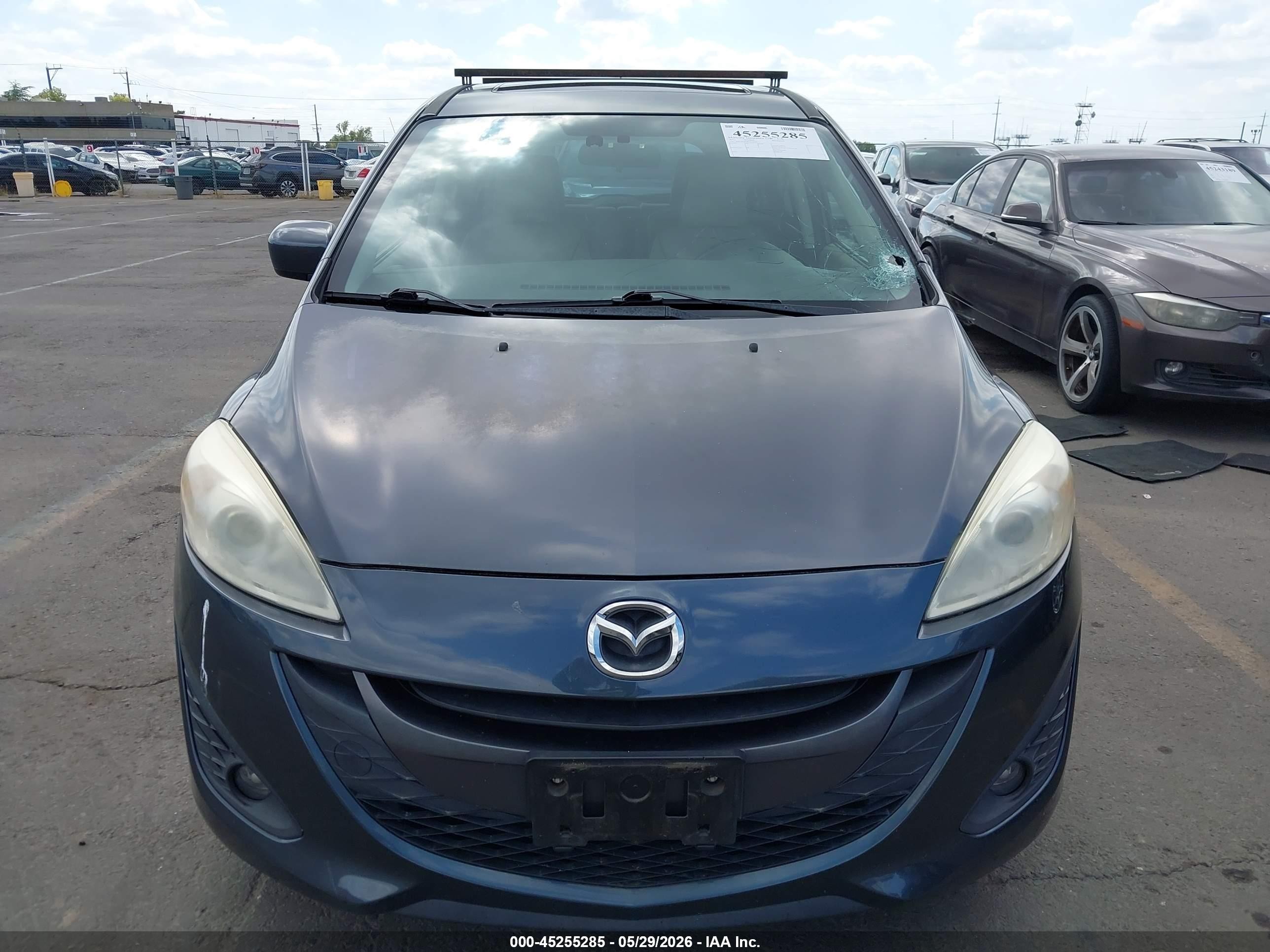 2012 Mazda Mazda5 Grand Touring Серый vin: JM1CW2DL8C0132570