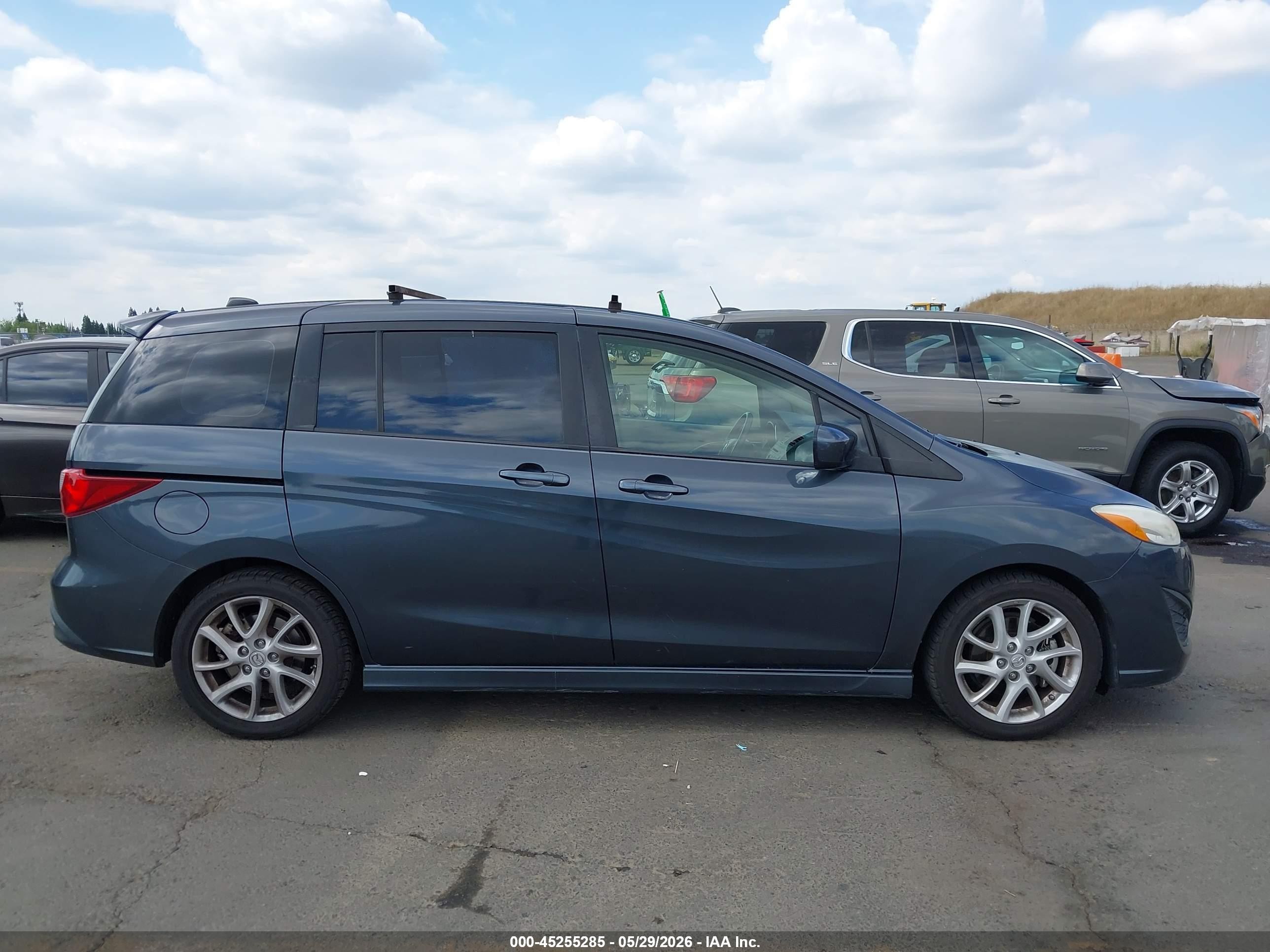 2012 Mazda Mazda5 Grand Touring Серый vin: JM1CW2DL8C0132570