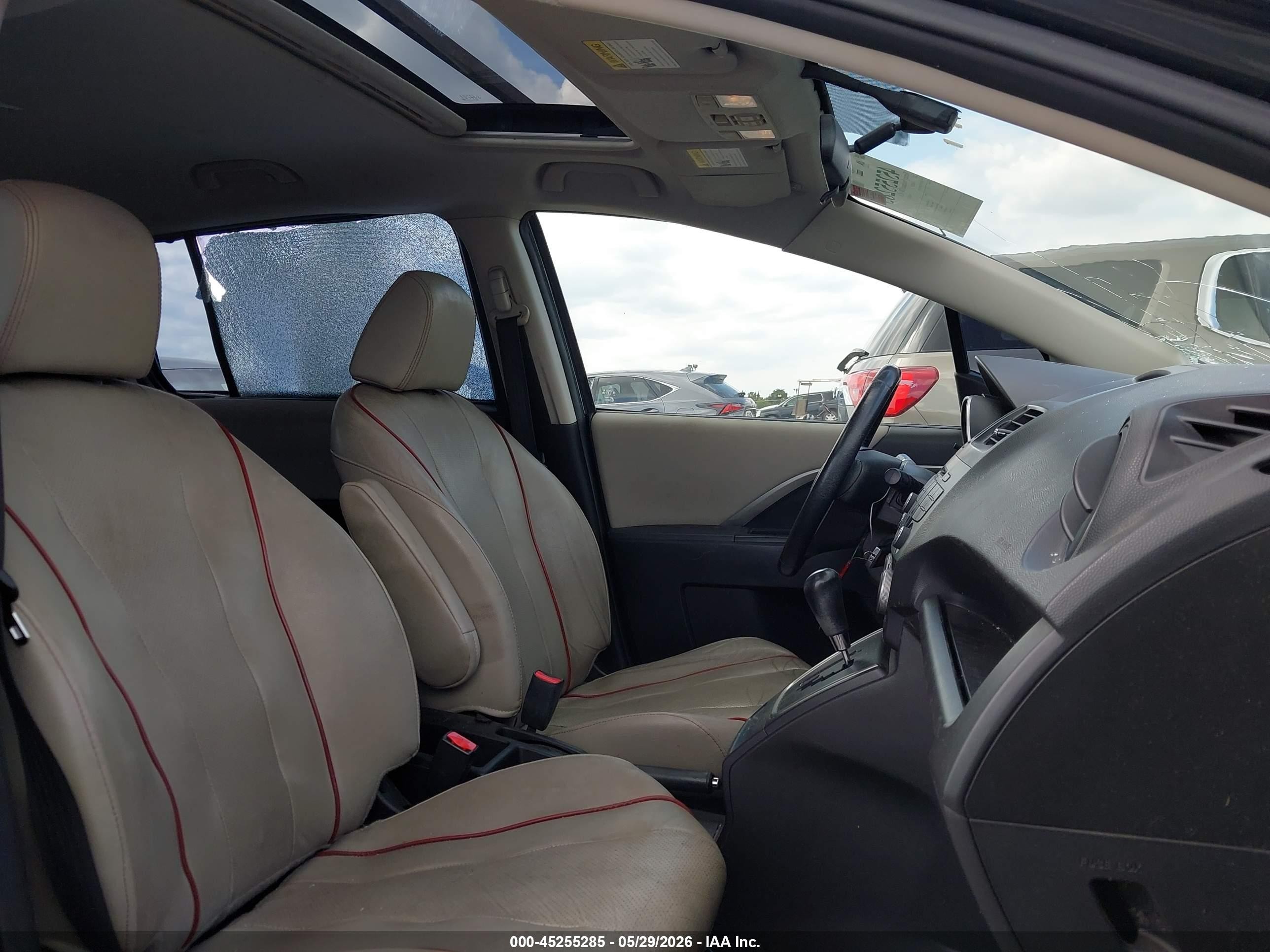 2012 Mazda Mazda5 Grand Touring Серый vin: JM1CW2DL8C0132570