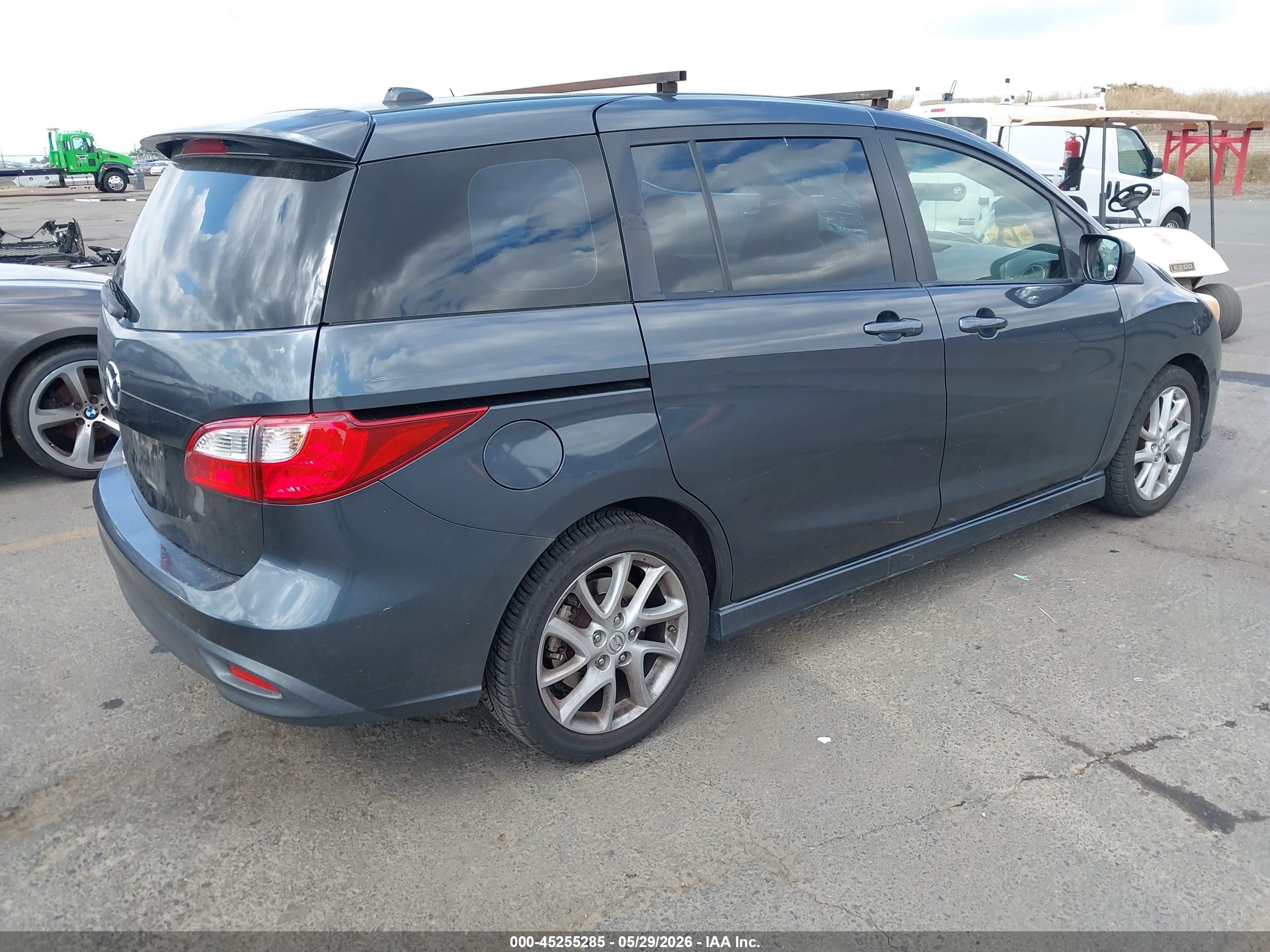 2012 Mazda Mazda5 Grand Touring Серый vin: JM1CW2DL8C0132570