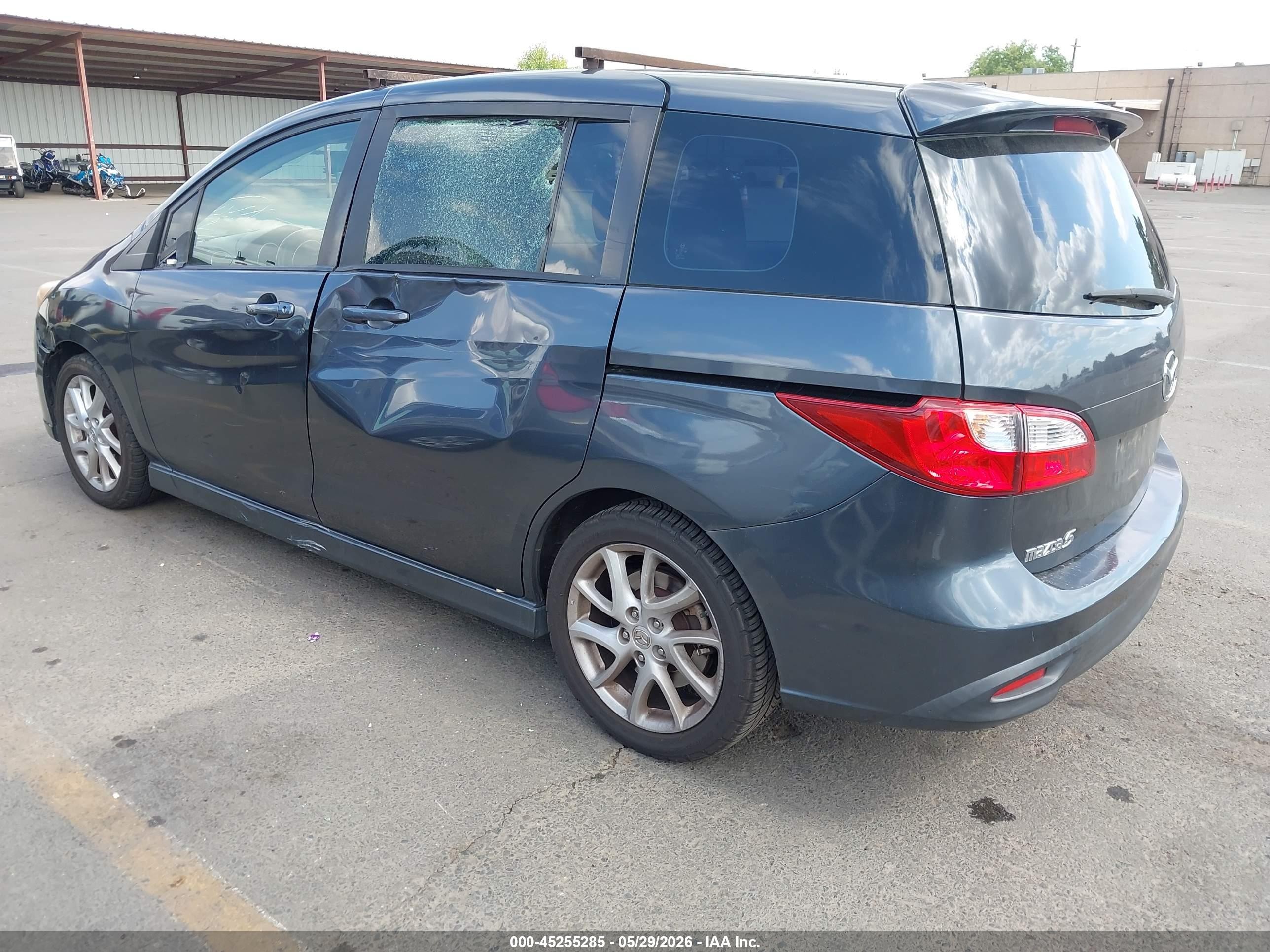 2012 Mazda Mazda5 Grand Touring Серый vin: JM1CW2DL8C0132570