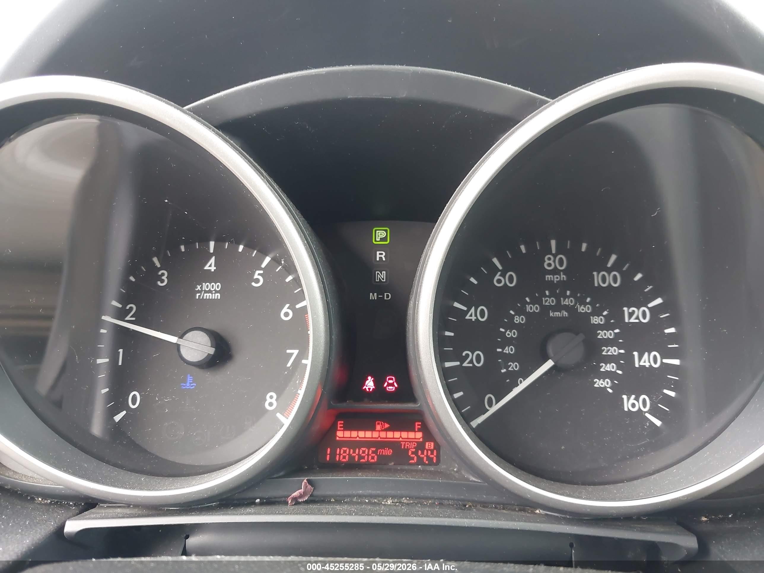 2012 Mazda Mazda5 Grand Touring Серый vin: JM1CW2DL8C0132570