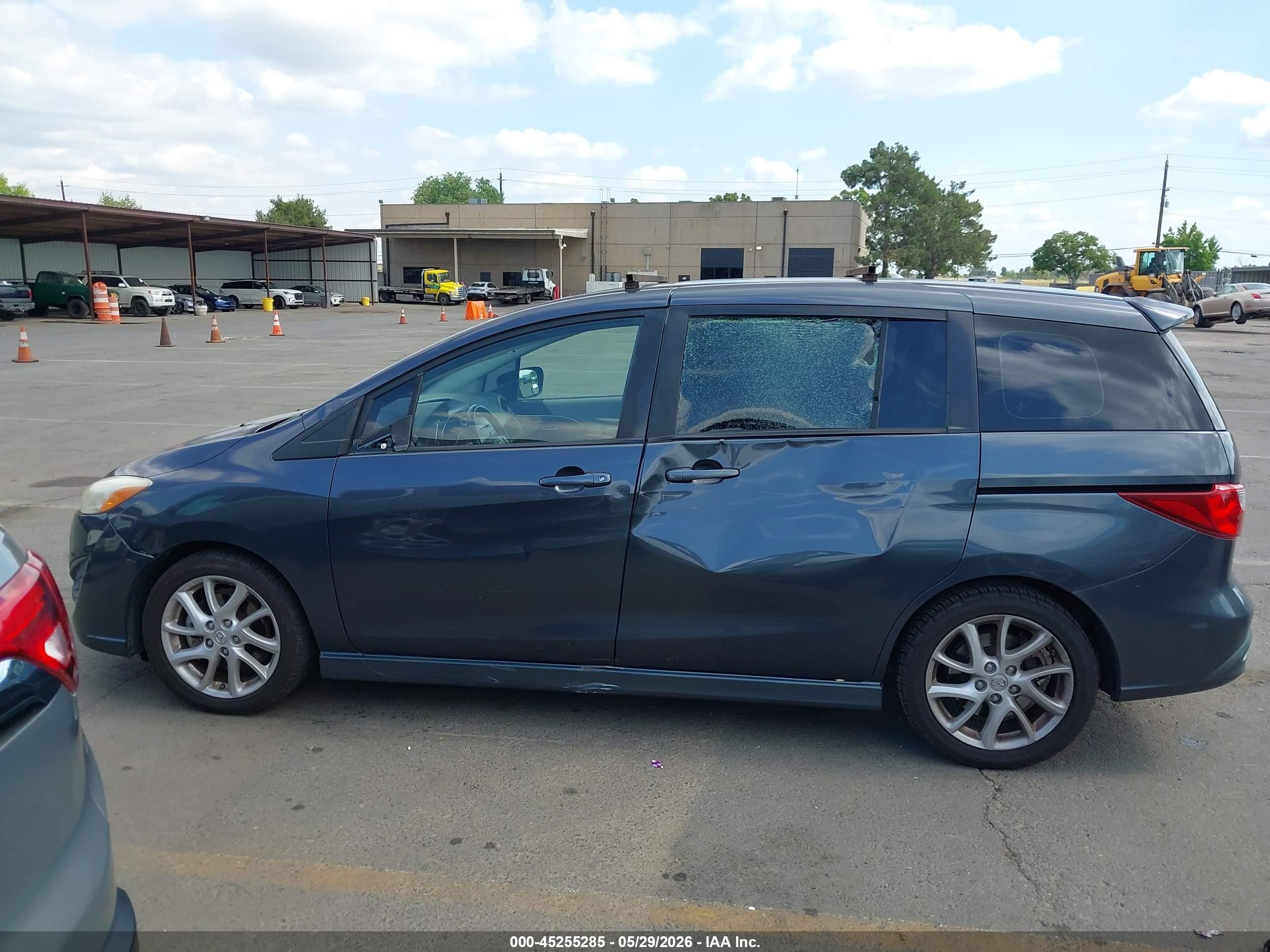 2012 Mazda Mazda5 Grand Touring Серый vin: JM1CW2DL8C0132570
