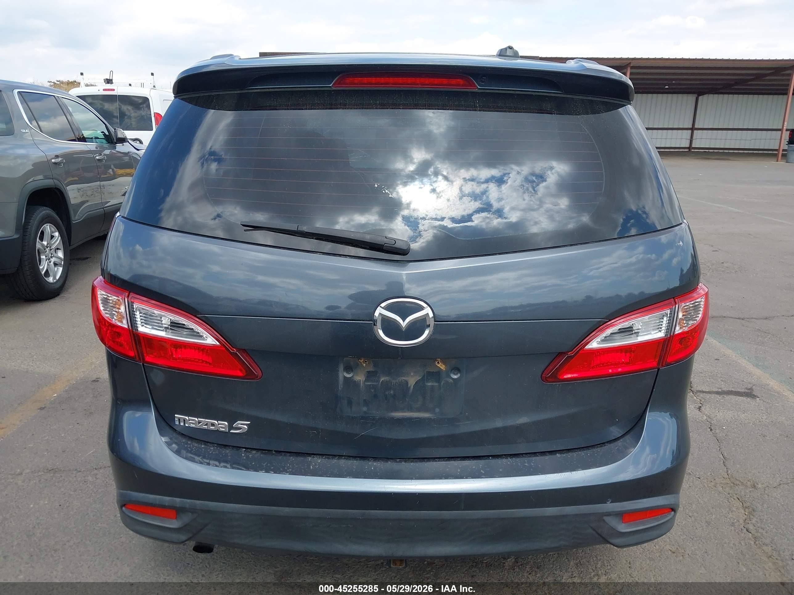 2012 Mazda Mazda5 Grand Touring Серый vin: JM1CW2DL8C0132570