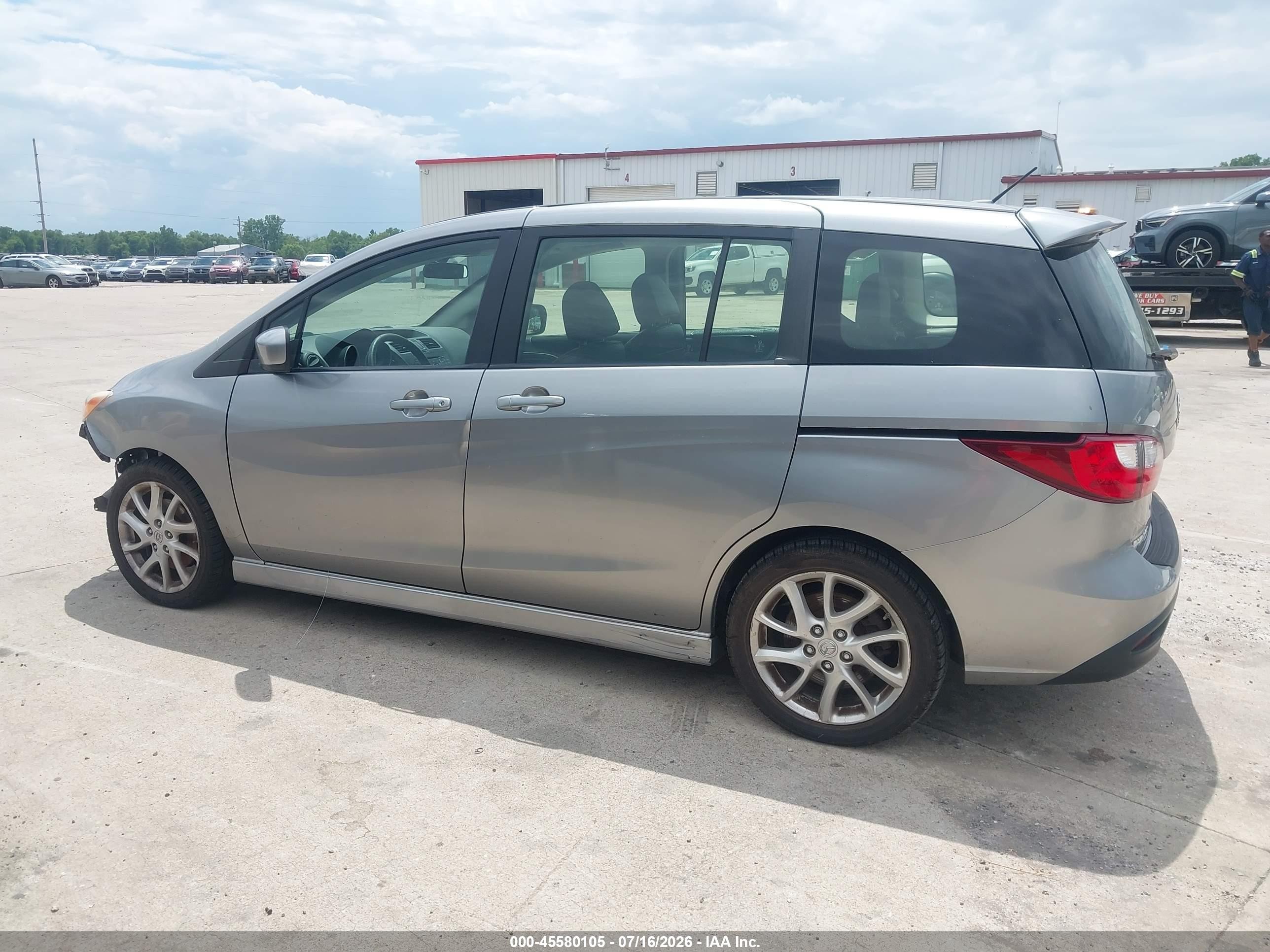 2012 Mazda Mazda5 Grand Touring Gray vin: JM1CW2DL8C0140376