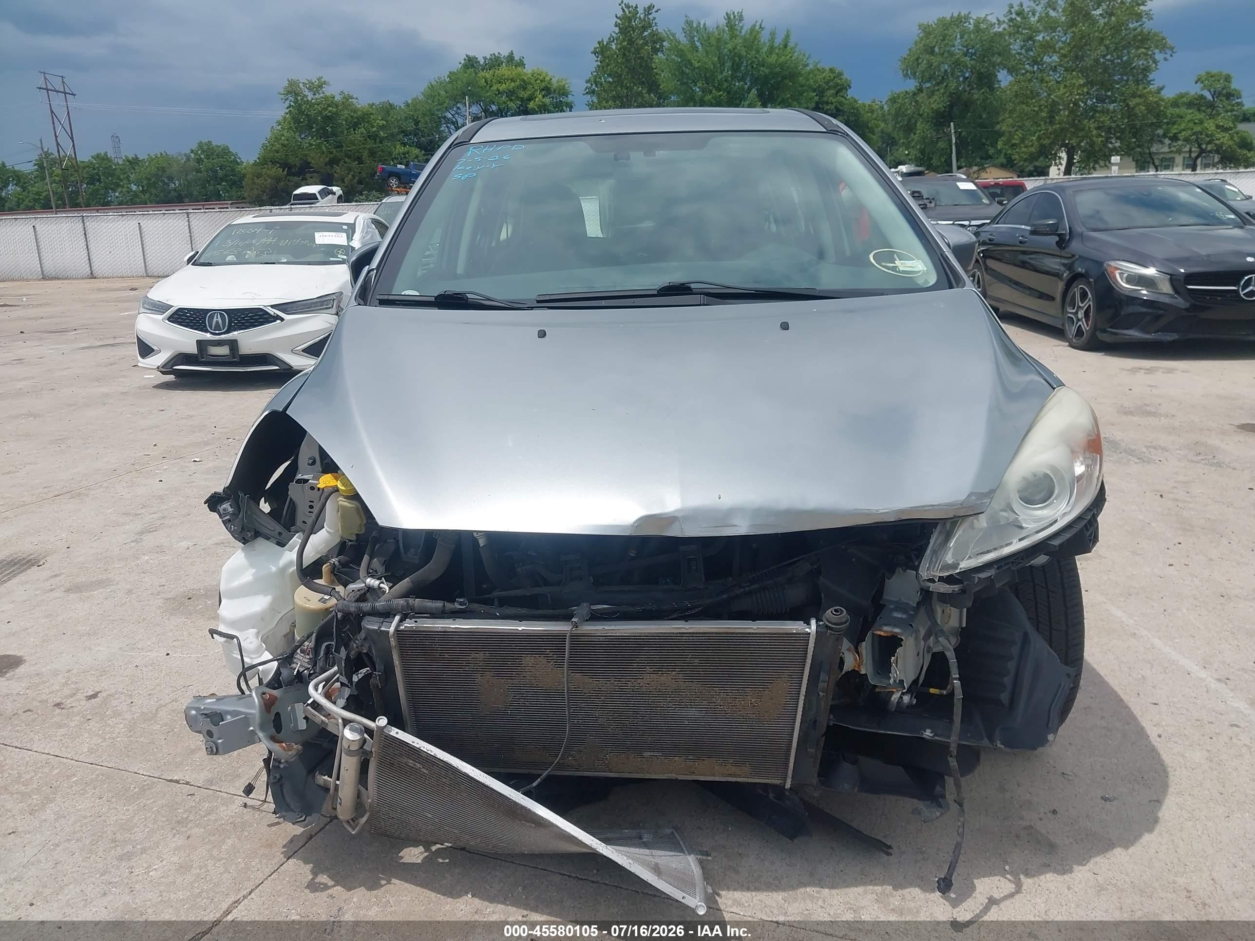 2012 Mazda Mazda5 Grand Touring Gray vin: JM1CW2DL8C0140376