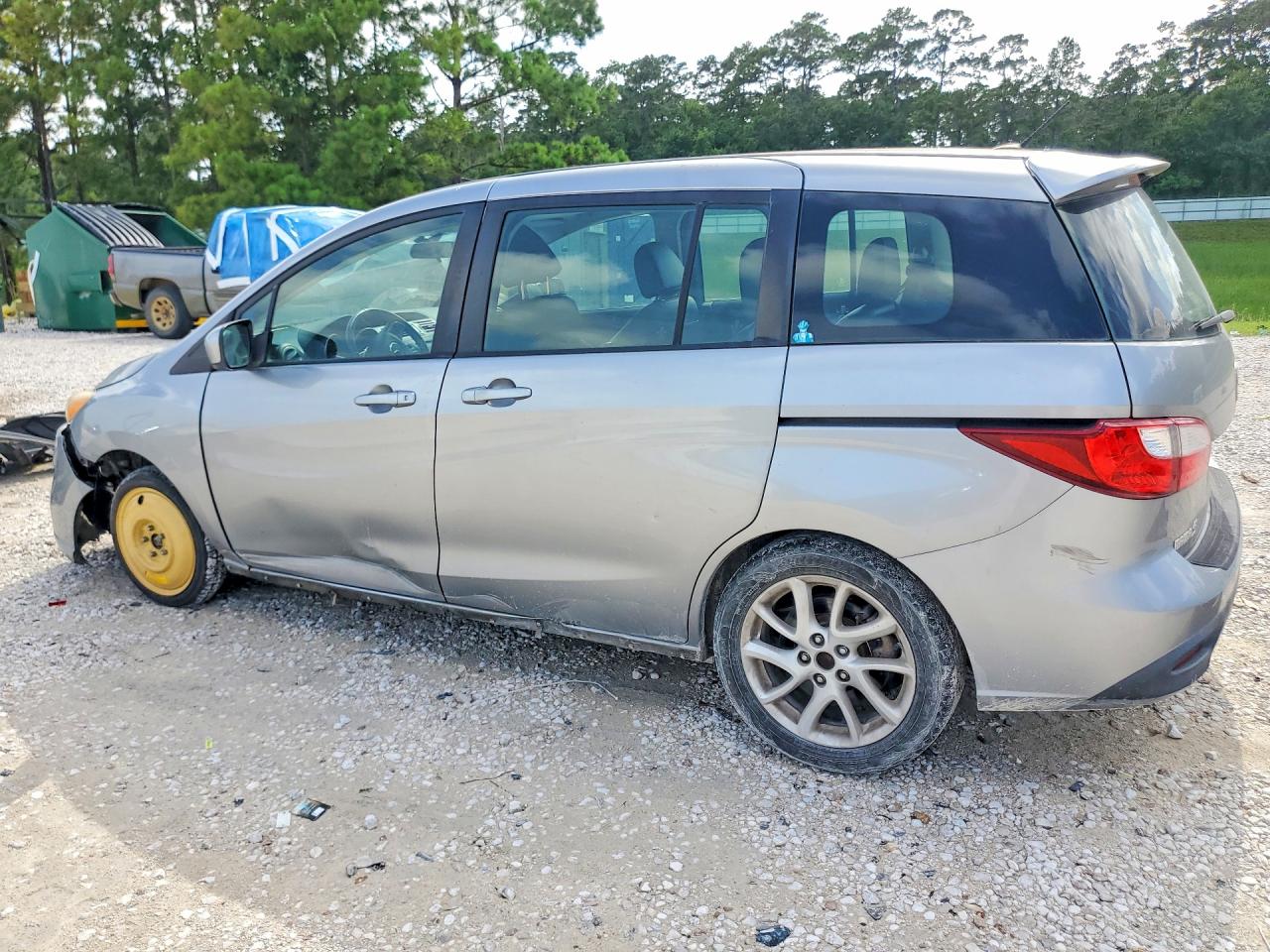 2012 Mazda 5 Silver vin: JM1CW2DL8C0140510