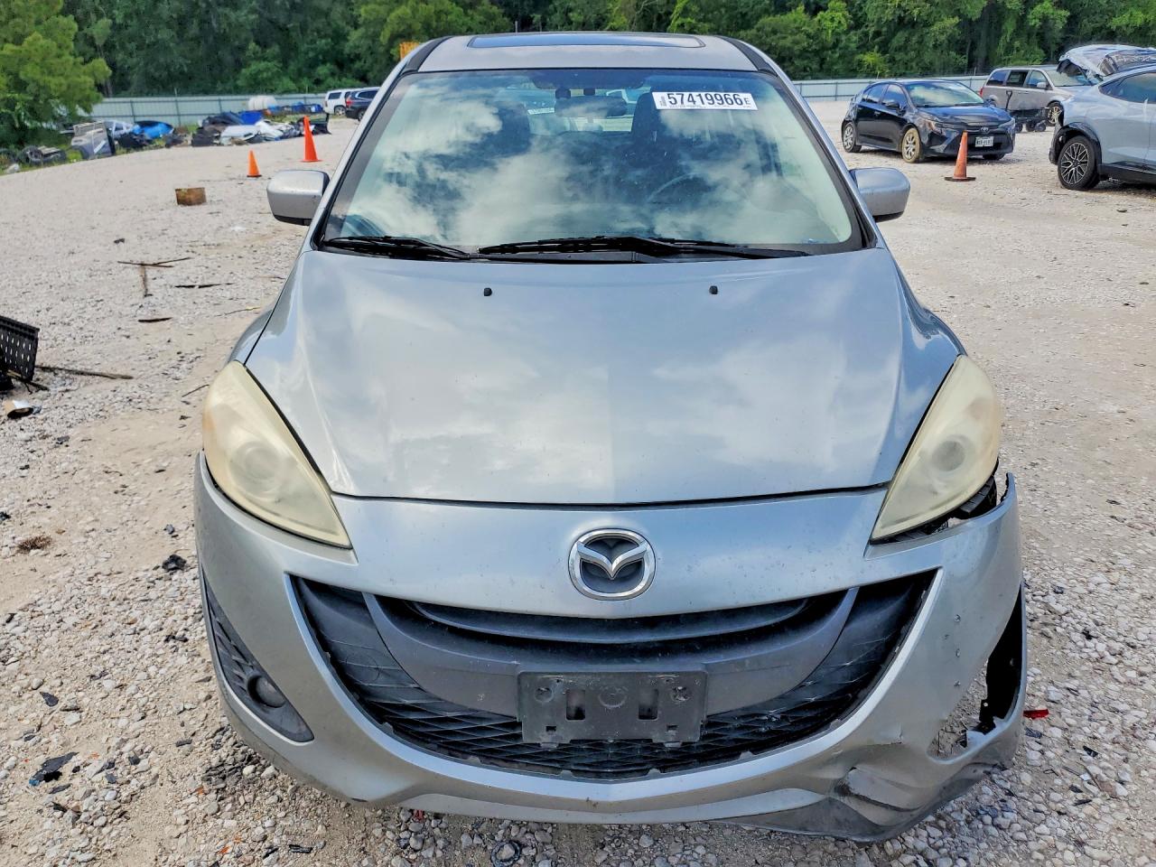2012 Mazda 5 Silver vin: JM1CW2DL8C0140510