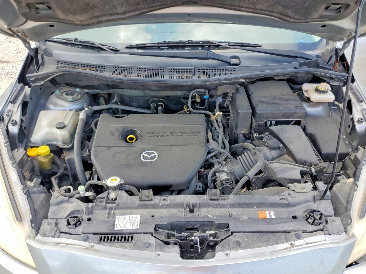 2012 Mazda 5 Silver vin: JM1CW2DL8C0140510