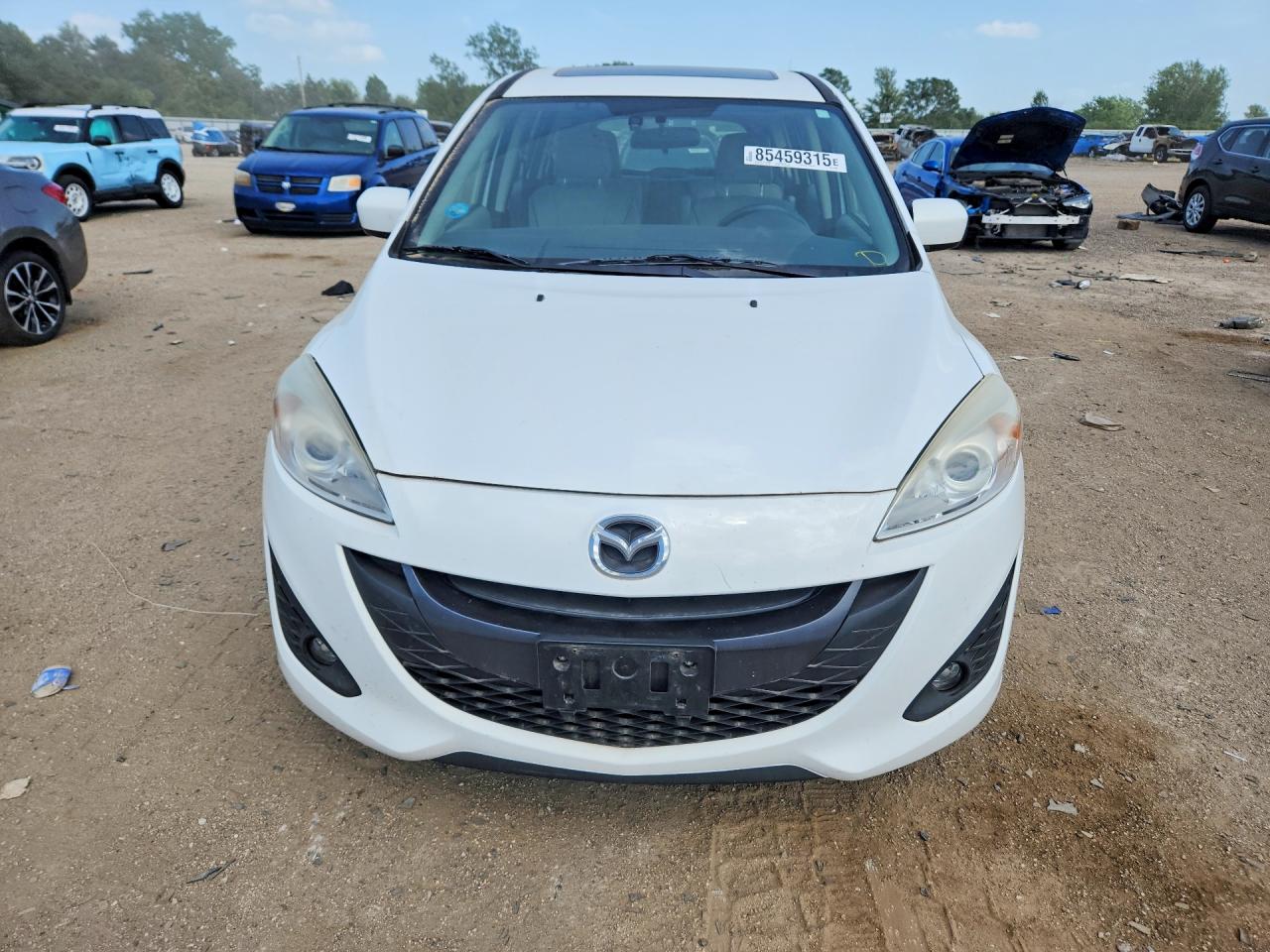 2012 Mazda 5 White vin: JM1CW2DL8C0142046