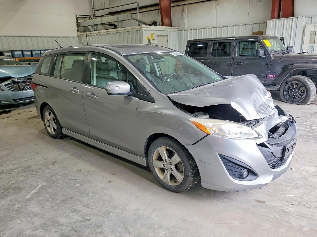 2013 Mazda 5 Gray vin: JM1CW2DL8D0150214
