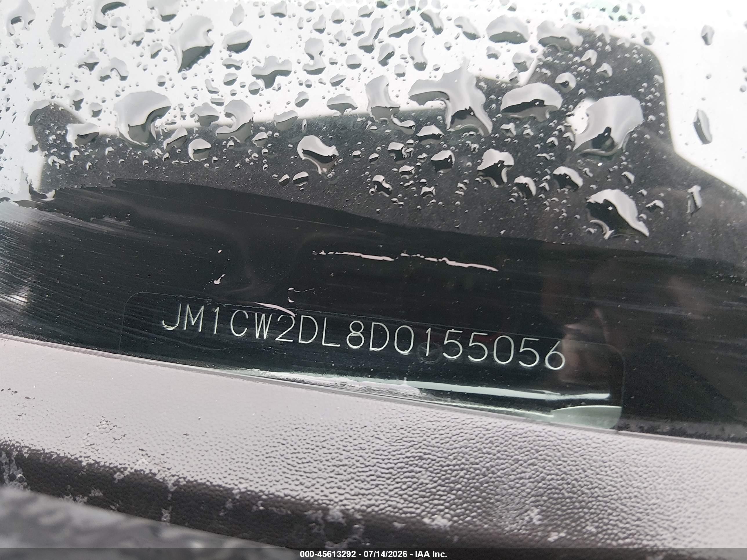 2013 Mazda Mazda5 Grand Touring White vin: JM1CW2DL8D0155056