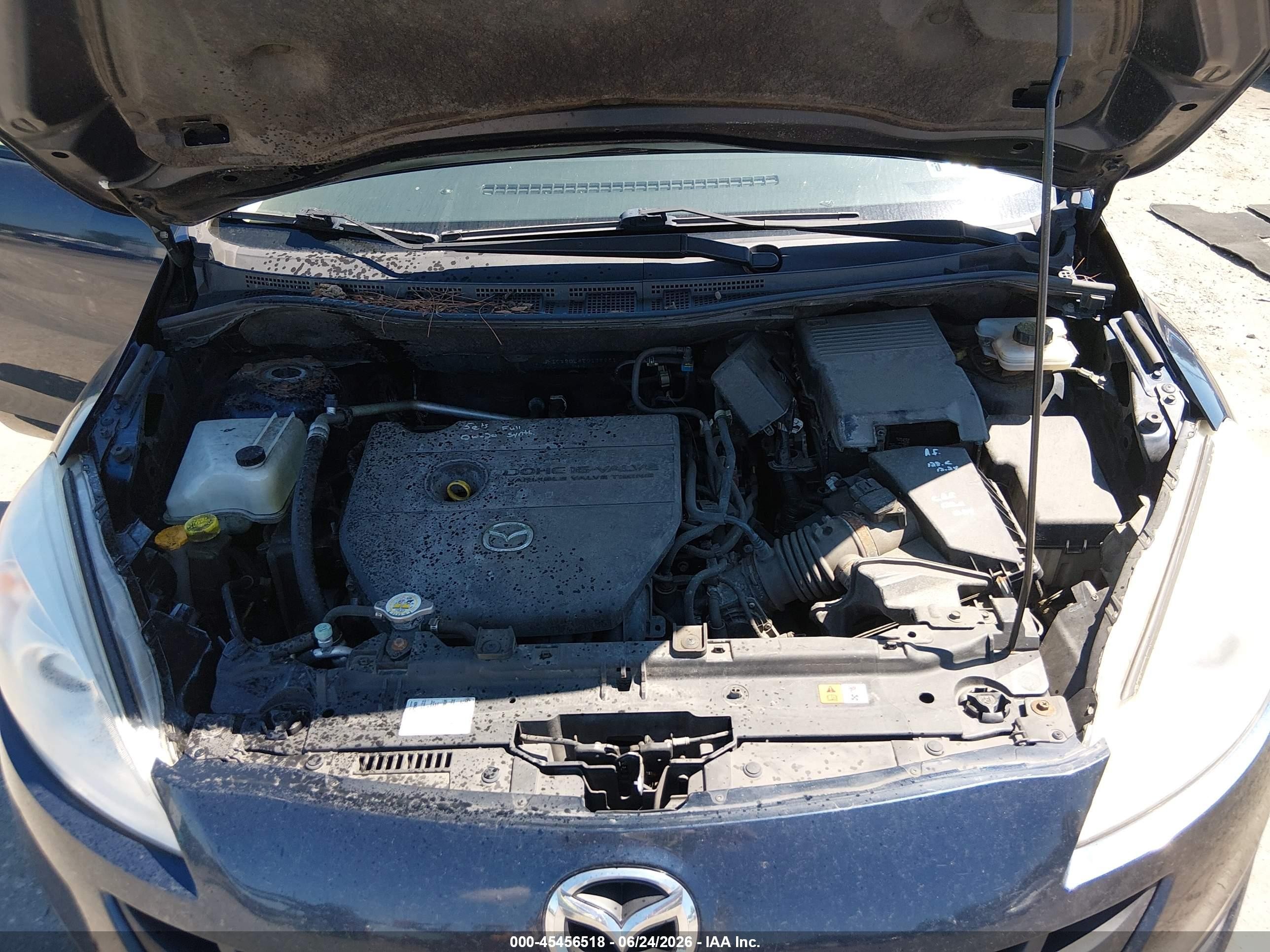 2014 Mazda Mazda5 Grand Touring Blue vin: JM1CW2DL8E0168231