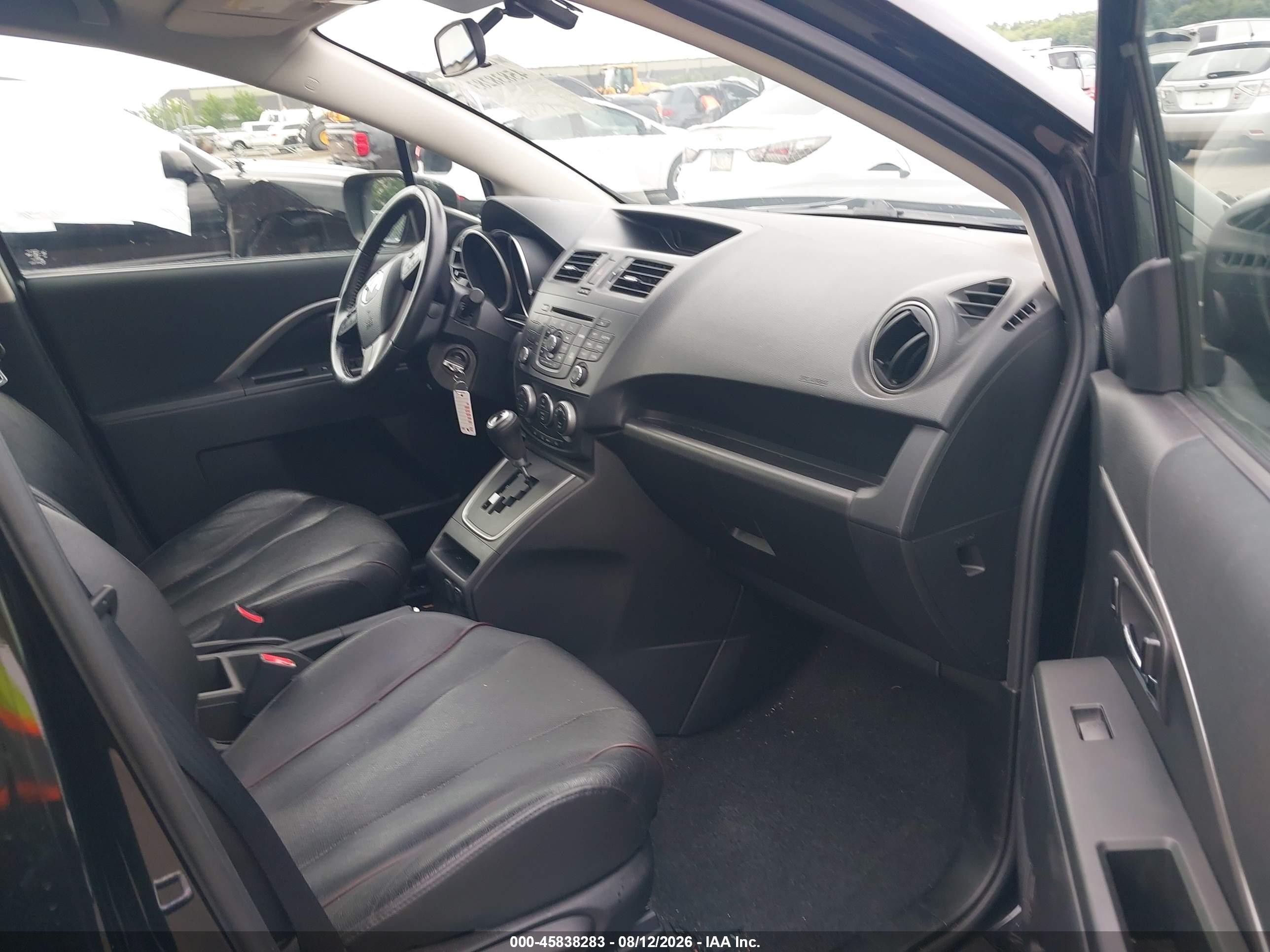 2015 Mazda Mazda5 Grand Touring Black vin: JM1CW2DL8F0181787