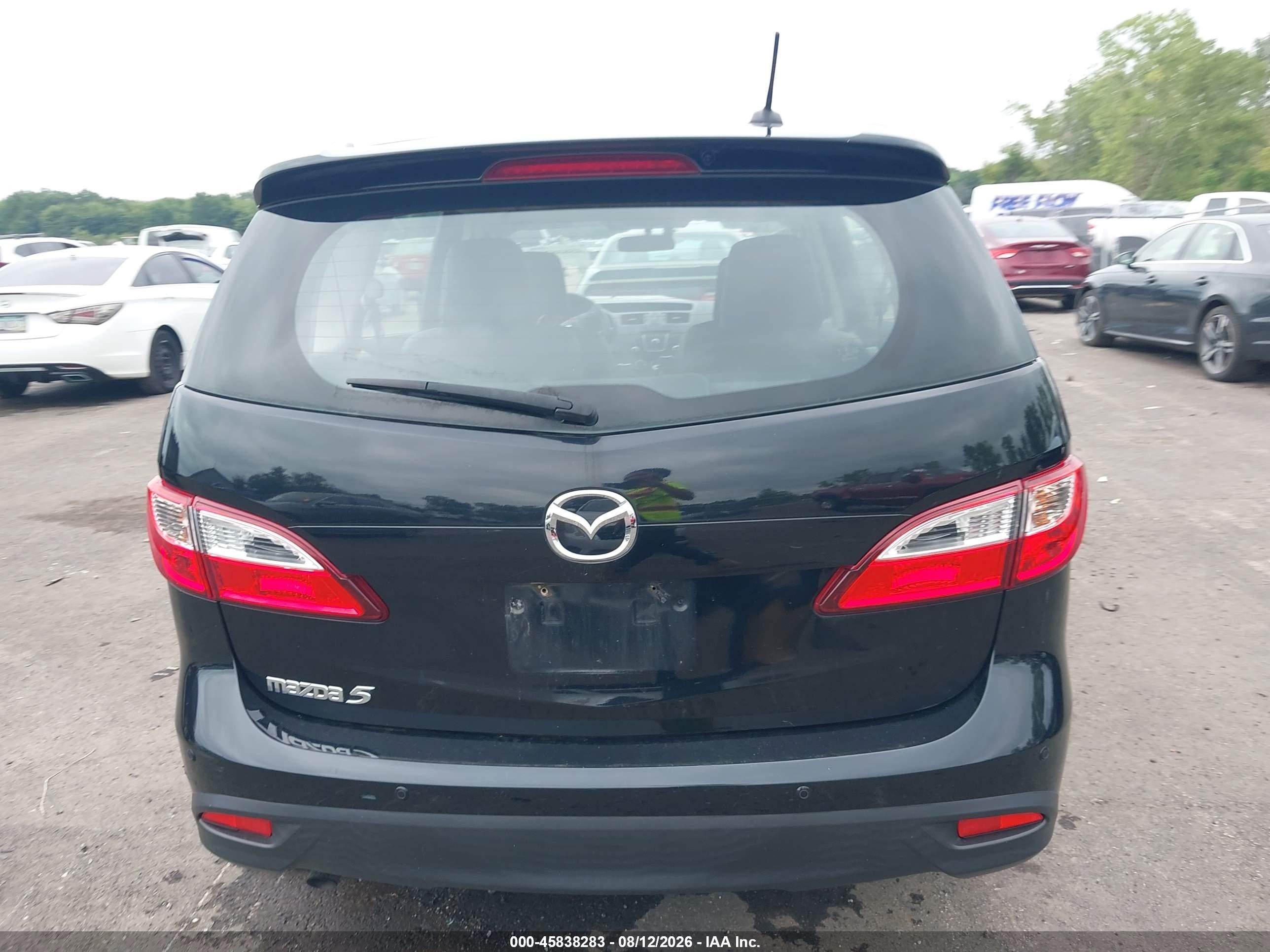 2015 Mazda Mazda5 Grand Touring Black vin: JM1CW2DL8F0181787