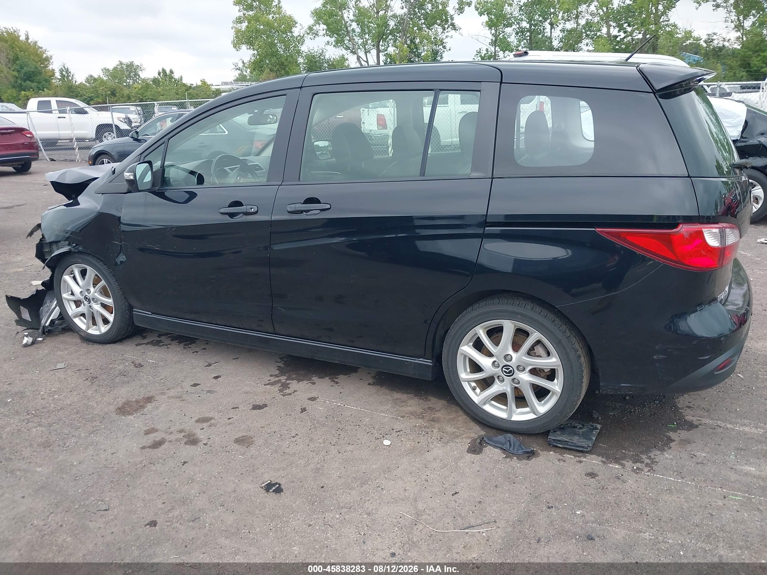 2015 Mazda Mazda5 Grand Touring Black vin: JM1CW2DL8F0181787