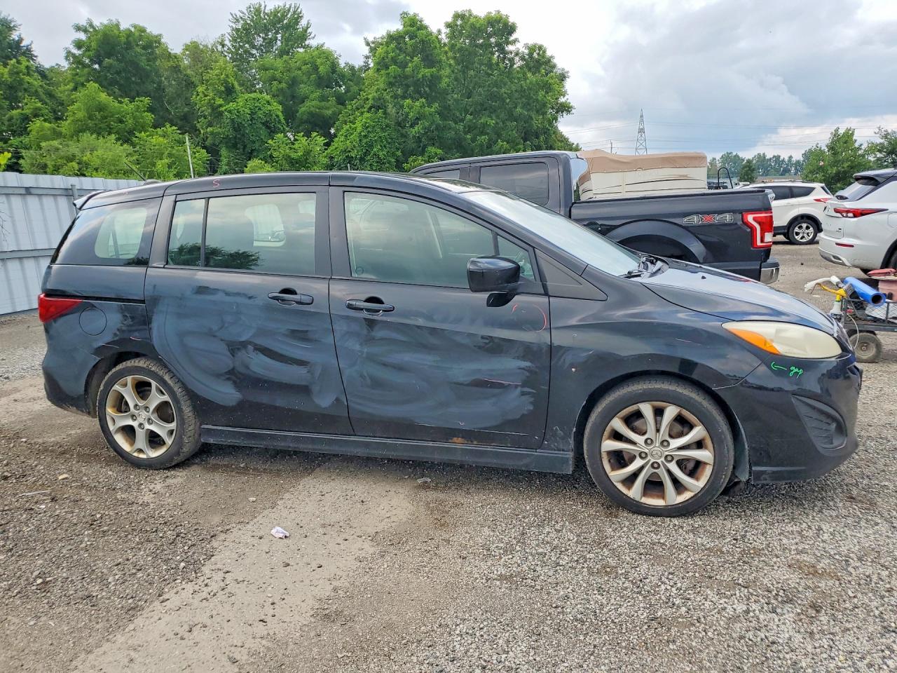 2012 Mazda 5 Black vin: JM1CW2DL9C0137230