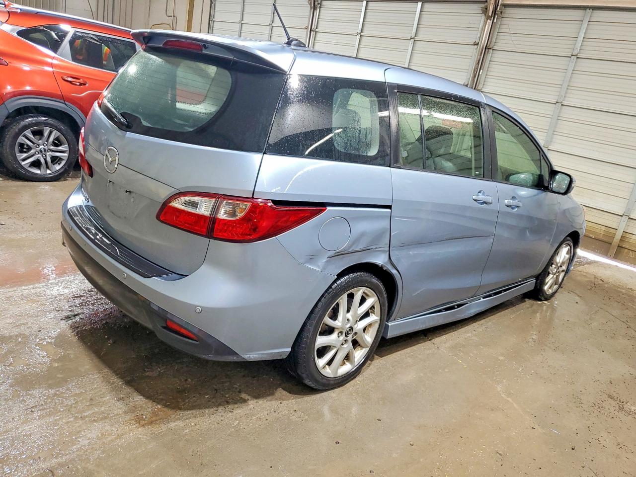 2013 Mazda 5 Blue vin: JM1CW2DL9D0146611