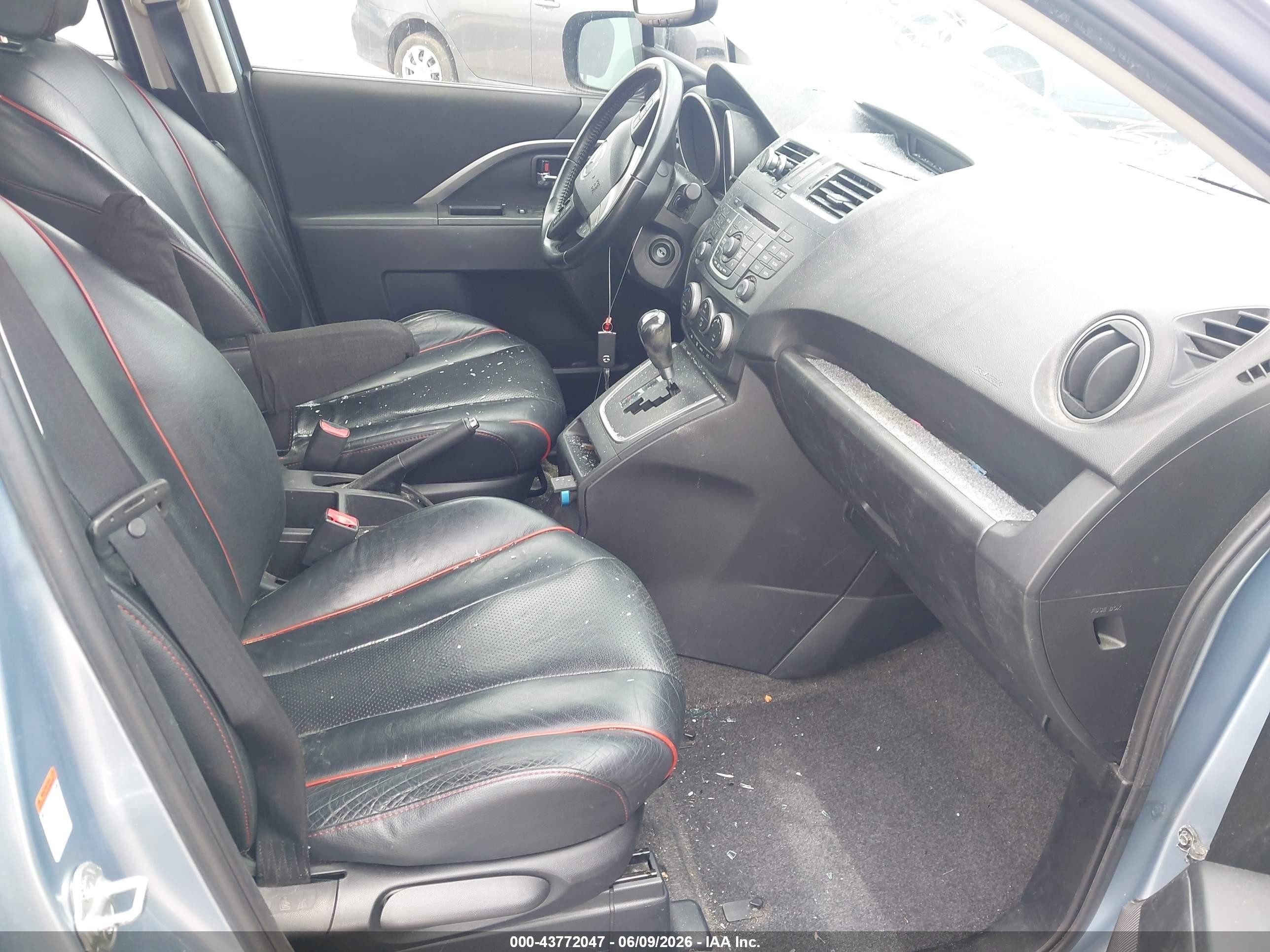 2012 Mazda Mazda5 Grand Touring Серебряный vin: JM1CW2DLXC0111865