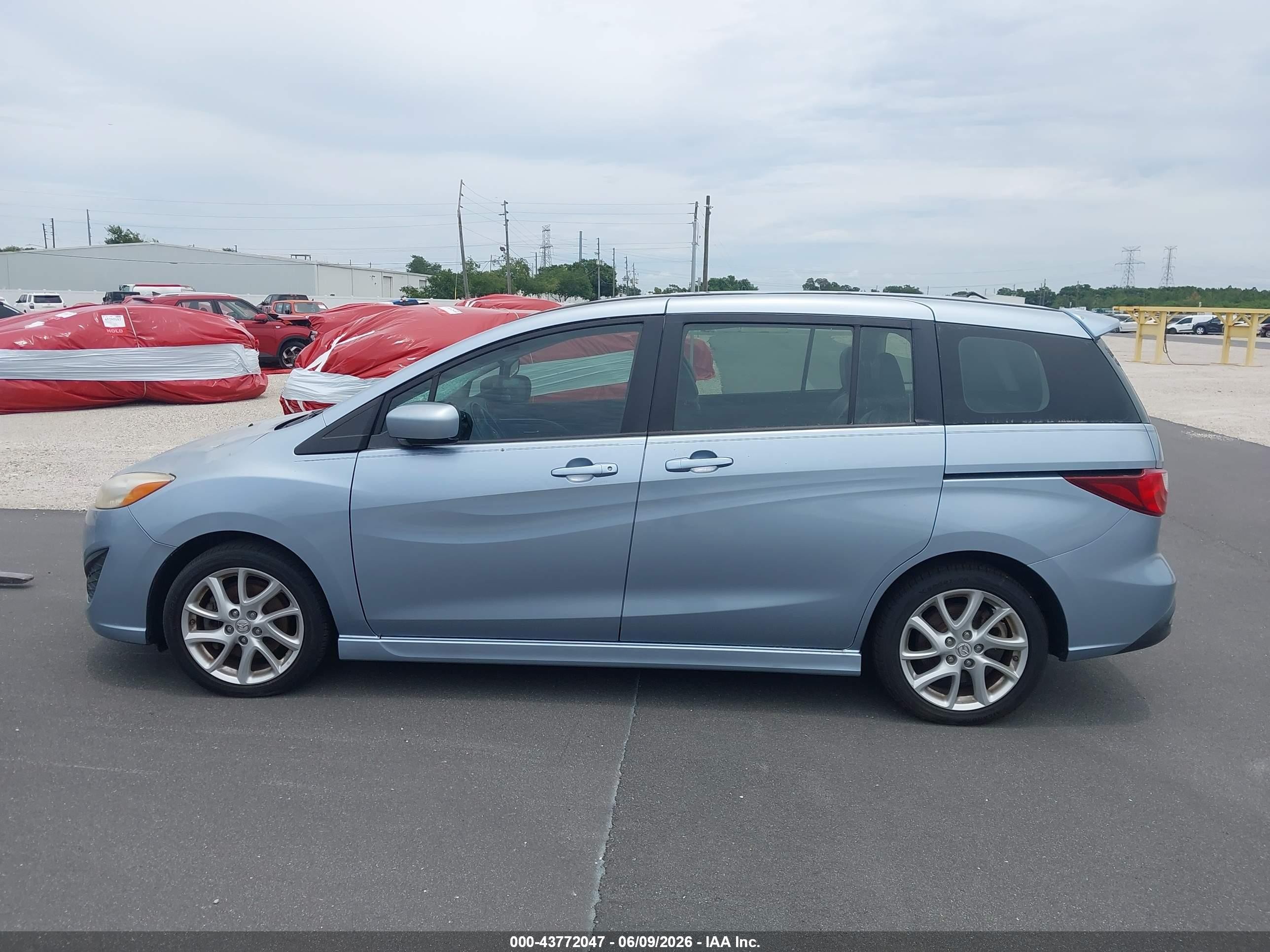 2012 Mazda Mazda5 Grand Touring Серебряный vin: JM1CW2DLXC0111865